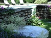 WATER FEATURE AND PLANTINGS