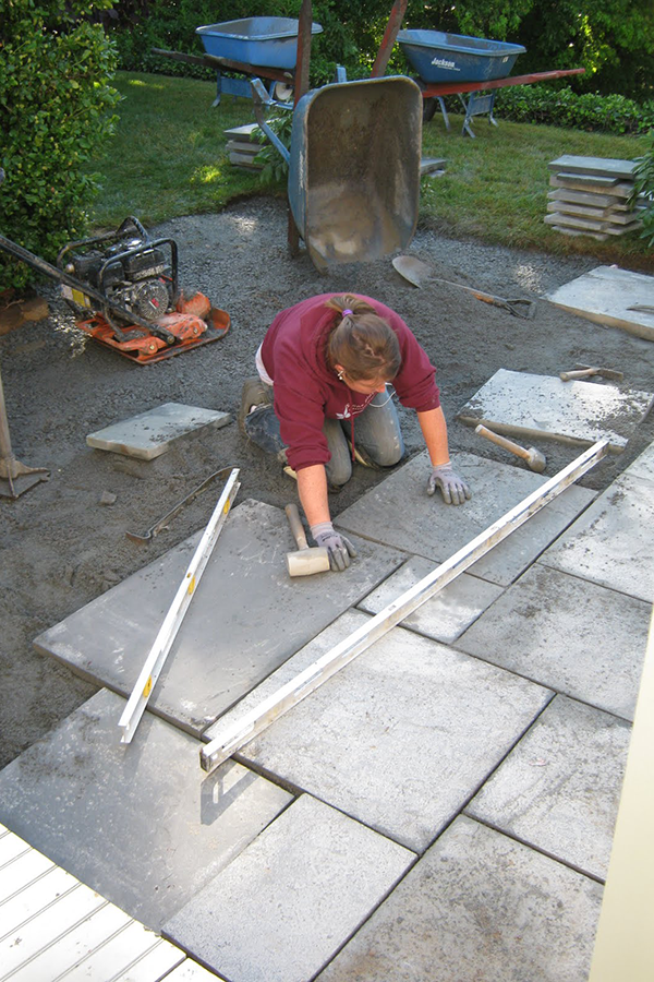 Patio installation in Manchester New Hampshire by Stone Blossom Patio installation in Manchester New Hampshire by Stone Blossom