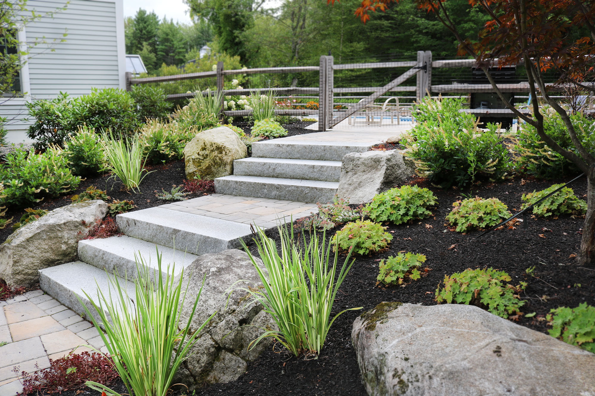 Landscape Construction - Bedford Landscaping - Landscape Design | Stone ...